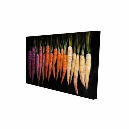 FONDO 20 x 30 in. Colorful Carrots-Print on Canvas FO2778193